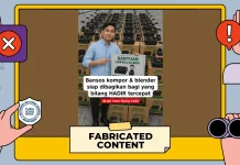 Hoaks: Gibran Bagi-Bagi Bansos Kompor dan Blender