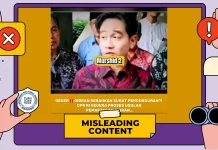 Hoaks: Gibran Serahkan Surat Pengunduran Diri ke DPR