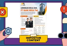 Hoaks: Tautan Pendaftaran Lowongan Kerja Bank Mega 2026