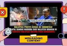 Hoaks: Malaysia Kecam Indonesia atas Peledakan Kapal Narkoba