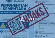 Hoaks: MBG Dihentikan akibat Dana Operasional Terkendala