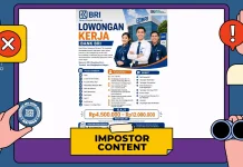 Hoaks: Tautan Pendaftaran Lowongan Kerja BRI 2026