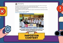 Hoaks: Tautan Rekrutmen Pendamping Program Peningkatan Tata Guna Air Irigasi
