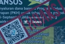 Hoaks: Tautan untuk Mendapat Bansos Rp1,5 Juta dari Kemensos