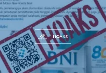 Hoaks: Tautan untuk Ikuti Undian Berhadiah BNI Festival Juli 2026