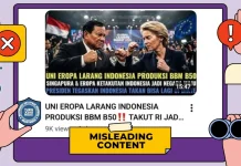 Hoaks: Uni Eropa Larang Indonesia Produksi BBM B50