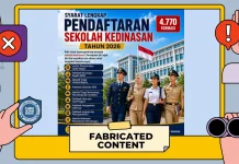 Hoaks: Tautan Pendaftaran Sekolah Kedinasan 2026