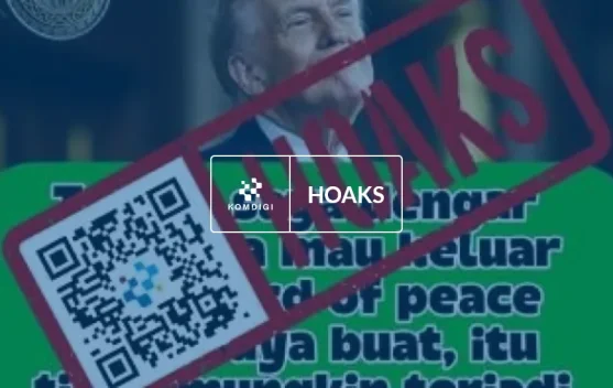 Hoaks: Donald Trump Tanggapi Keras Rencana Indonesia Keluar dari BoP