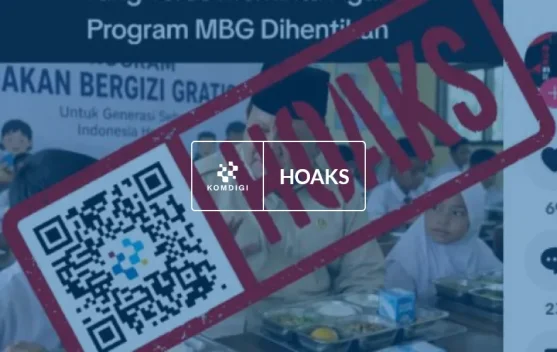 Hoaks: Mulai 1 Juni 2026 MBG Diberikan Dua Kali Sehari