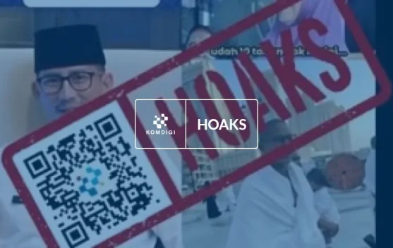 Hoaks: Sandiaga Uno Bagikan Paket Umrah dan Modal Usaha