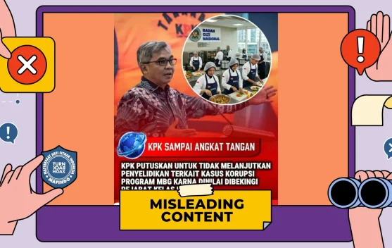 Hoaks: KPK Hentikan Penyelidikan Kasus Korupsi MBG