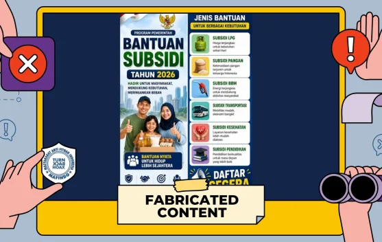 Hoaks: Tautan Klaim Bantuan Subsidi Pemerintah 2026