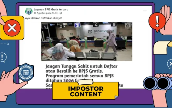 Hoaks: Tautan Pendaftaran BPJS Kesehatan Gratis 2026