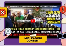 Hoaks! Indonesia Tolak Permintaan Timor Leste Kembali ke NKRI