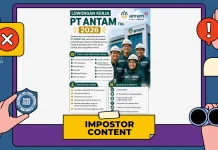 Hoaks! Tautan Lowongan Kerja di PT. Antam