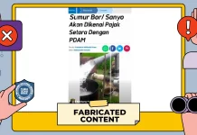 Hoaks! Penggunaan Sumur Bor Bakal Dikenai Pajak Setara PDAM
