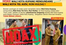 Hoaks: Pemkot Kupang Mengundang Wali Kota Tel Aviv