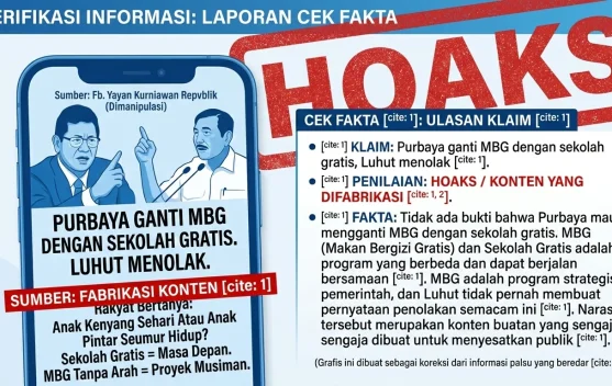 CEK FAKTA: Benarkah Menkeu Purbaya Ingin Ganti Program MBG dengan Sekolah Gratis?