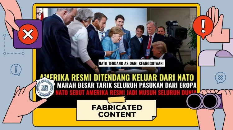 Hoaks AS Resmi Dikeluarkan dari NATO