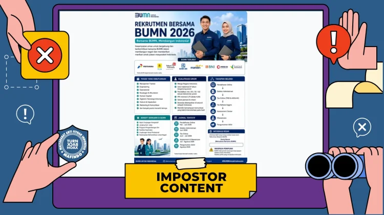 Hoaks Tautan Rekrutmen Bersama BUMN