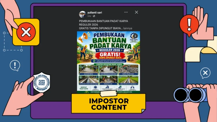 Hoaks Tautan Pendaftaran Bantuan Padat Karya 2026