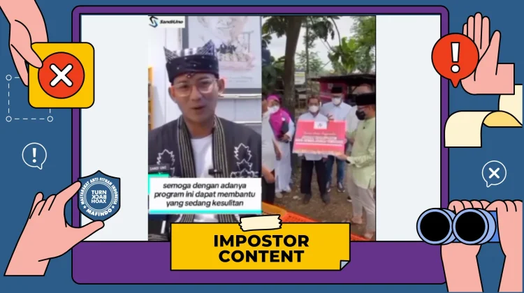 Hoaks Tautan Pendaftaran Bantuan Modal Usaha Sandiaga Uno