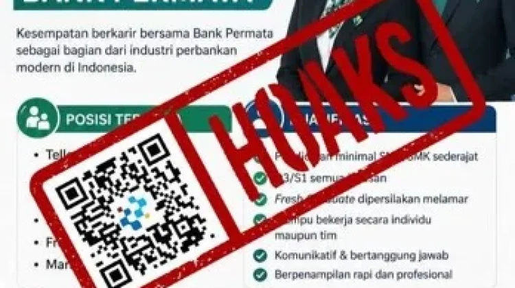 Hoaks Tautan Pendaftaran Lowongan Bank Permata 2026