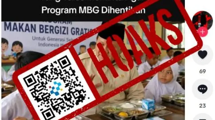 Hoaks MBG Diberikan Dua Kali Sehari Mulai 1 Juni 2026
