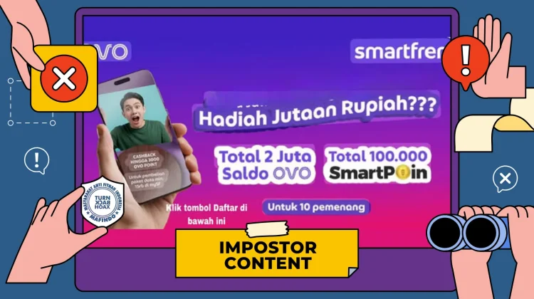 Hoaks Tautan Pendaftaran Saldo OVO Gratis