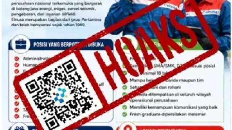 Hoaks Tautan Lowongan Kerja PT Elnusa 2026