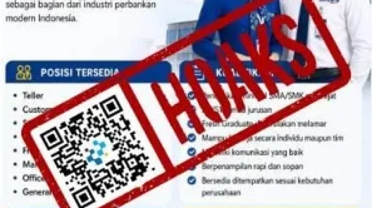 Hoaks Tautan Pendaftaran Lowongan Kerja BTN 2026