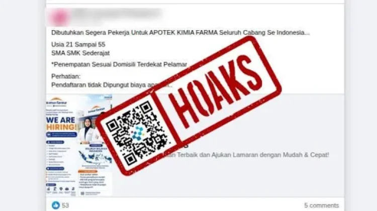 Hoaks Tautan Pendaftaran Loker Kimia Farma 2026