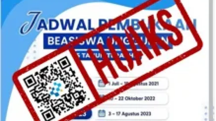 Hoaks Tauta Pendaftaran Forum Awardee Beasiswa Unggulan (FABU)
