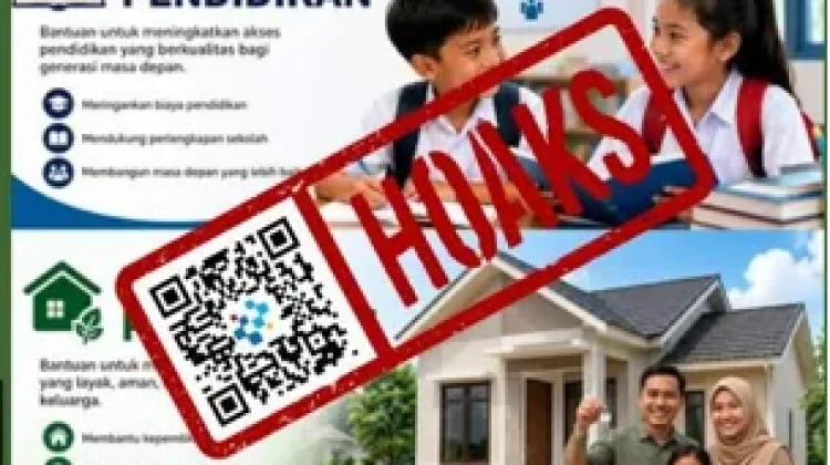 Hoaks Tautan Pendaftaran Program Bantuan Pendidikan dan Perumahan Periode 2026