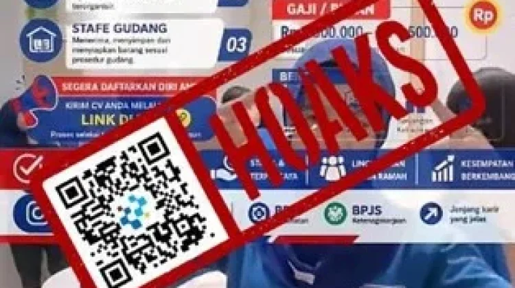 Hoaks Tautan Pendaftaran Lowongan Kerja Indogrosir