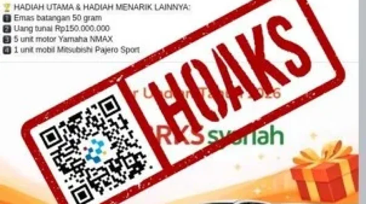 Hoaks Tautan Undian Berhadian Bank Riau Kepri Syariah 2026
