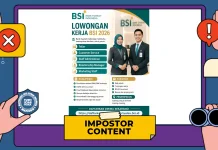 Hoaks Tautan Pendaftaran Lowongan BSI 2026