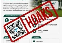 Hoaks Tautan Pendaftaran Loker PT Wilmar
