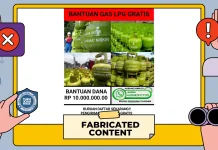 Hoaks Tautan Bantuan Gas LPG Gratis dari Pemerintah