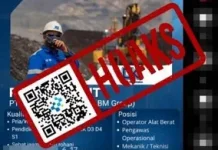 Hoaks Loker PT Cipta Kridatama