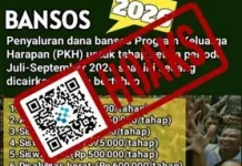 Hoaks Tautan untuk Mendapat Bantuan Bansos dari Kemensos