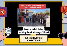 Hoaks Pengisian BBM Dibatasi Empat Hari Sekali