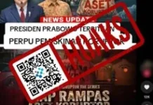 Hoaks Presiden Prabowo Terbitkan Perpu Pemiskinan Koruptor