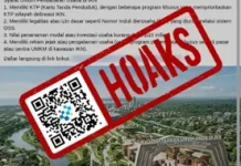 Hoaks Tautan Pendaftaran Lapak UMKM di IKN