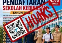 Hoaks Tautan Pendaftaran Sekolah Kedinasan 2026