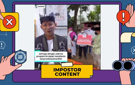 Hoaks Tautan Pendaftaran Bantuan Modal Usaha Sandiaga Uno