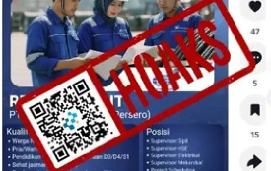 Hoaks Lowongangan Kerja PT Surveyor Indonesia