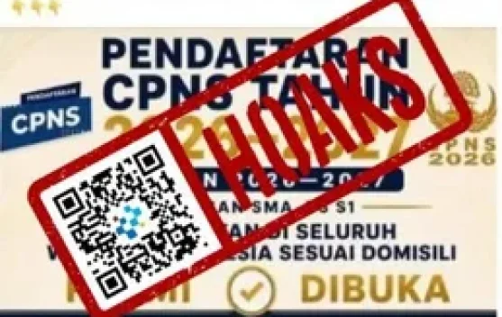 Hoaks Tautan Pendaftaran CPNS dan PPPK 2026