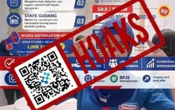 Hoaks Tautan Pendaftaran Lowongan Kerja Indogrosir