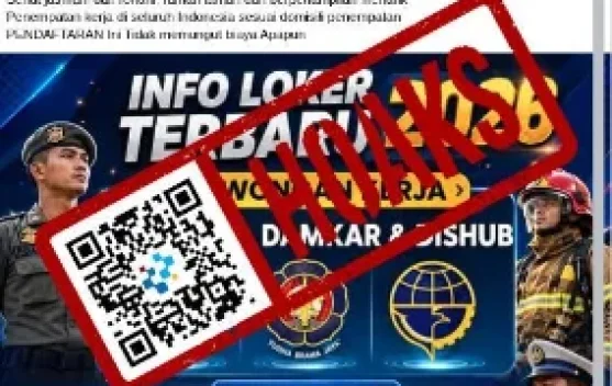 Hoaks Tautan Pendaftaran Lowongan Damkar, Satpol PP, dan Dishub